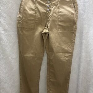 LOFT Women's Tan Straight Leg Pants